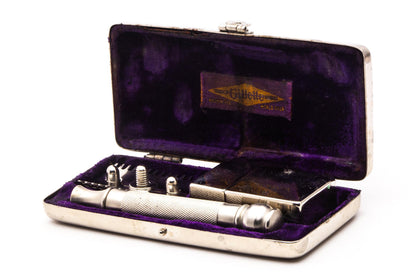 1909 Gillette ABC Pocket Edition Set With Basket Weave Case | Original Condition