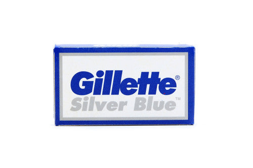 Gillette Silver Blue Double Edge (DE) Razor Blades