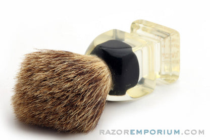Opal B-498 Pure Badger Shaving Brush - 19mm Pure Badger