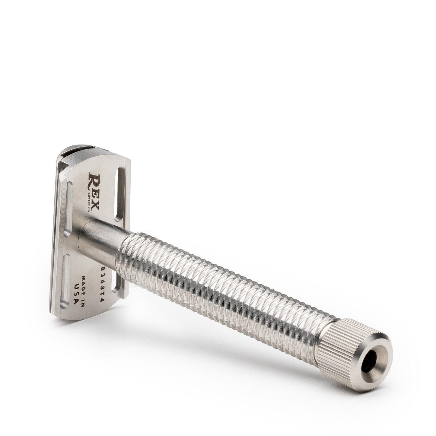Rex Supply Co. | Sentry Slant XL Three Piece Stainless Steel Double Edge Safety Razor