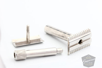 Gillette 1930 New Improved Deluxe Standard/Criterion DE Safety Razor Nickel Revamp
