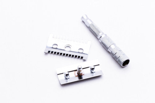 2000's Travel Open Comb Double Edge Safety Razor