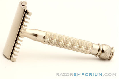 1930s Gillette NEW Long Comb DE Razor w/ Replica Handle | Made in Canada | Nickel Revamp