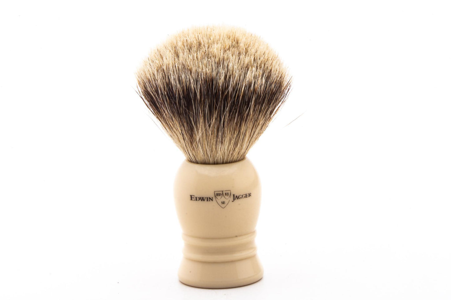 Edwin Jagger | Faux Ivory with Silvertip Badger Knot