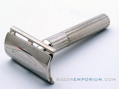 1953 Y4 Gillette '1932' Fat Handle Tech Razor w/ Box | Made in Canada