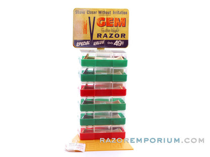 1960's GEM Featherweight Single Edge Razor Complete Set