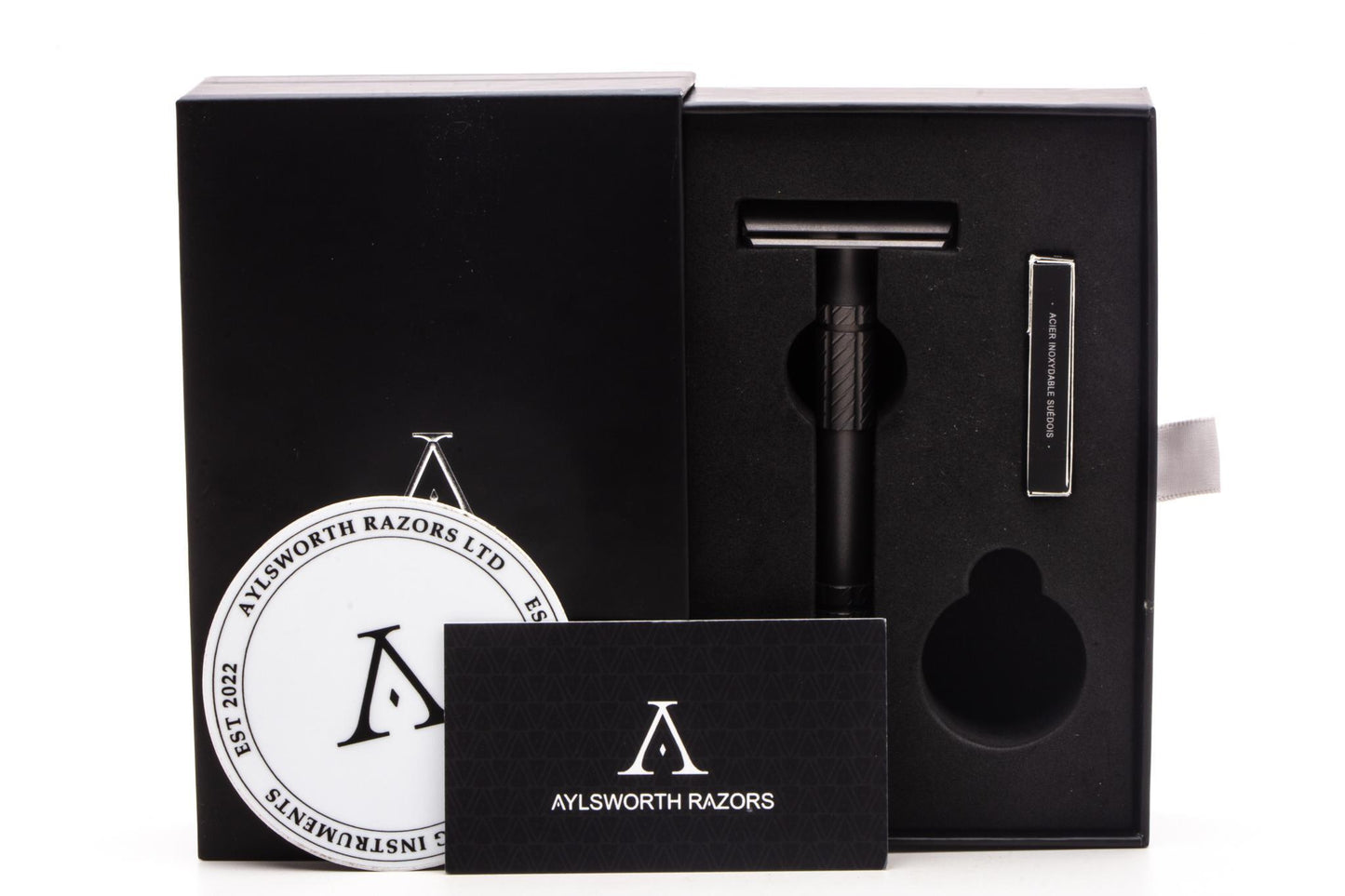 Aylsworth Razors | The APEX-Ti Satin Plus Double Edge Safety Razor | Pre-Owned