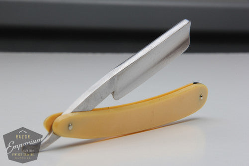5/8" Genco Army & Navy Straight Razor w/ Celluloid Scales Hollow | Geneva, New York, USA