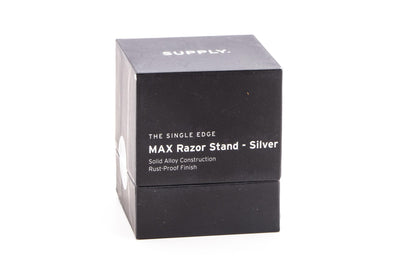 Supply |The Single Edge Max Razor Stand - Silver