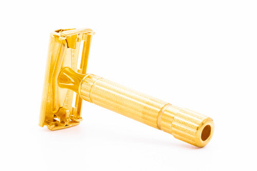 1951 Gillette Aristocrat Double Edge Safety Razor  W2 | 24k Gold Revamp