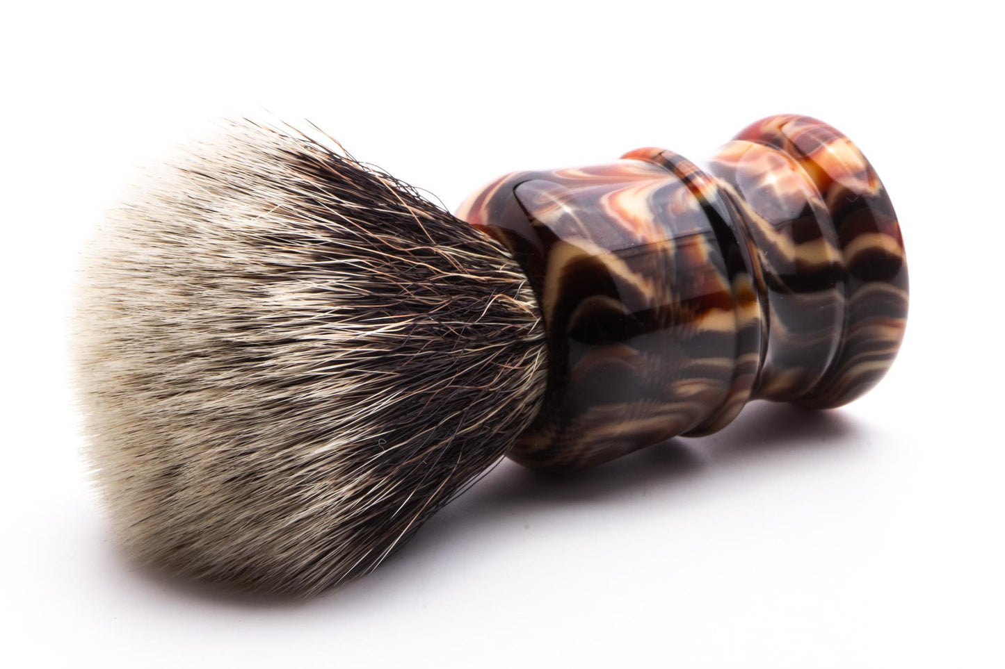 Hendrix Classics & Co. | The Black, Red & Tan Shave Brush With G5C Synthetic Knot - 24mm