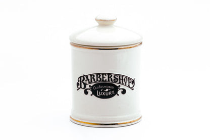 Barbershop Old Fashioned Luxury Shaving Jar with Lid