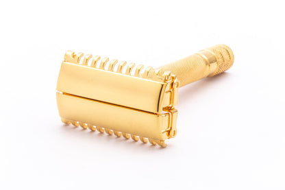1930's Gillette Sheraton Double Edge Safety Razor Set  | 24K Gold Revamp