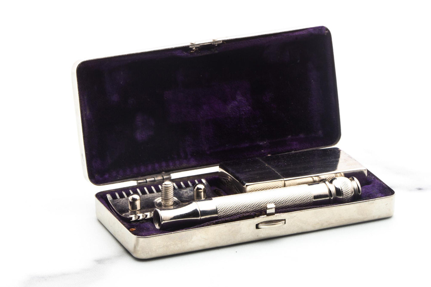 1917 Gillette ABC Pocket Edition Ball End Double Edge Safety Razor | Original Condition