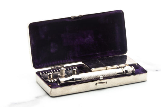 1917 Gillette ABC Pocket Edition Ball End Double Edge Safety Razor | Original Condition
