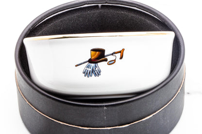 Brousseau and Dov | Four Gents Porcelain Shaving Bowl