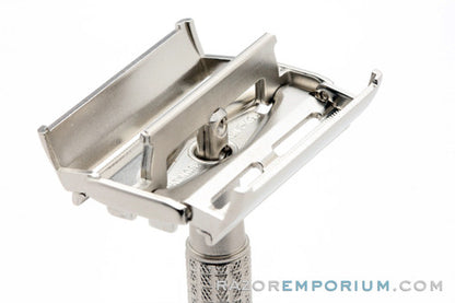 1960 Gillette Flair Tip Double Edge Super Speed Safety Razor Factory Nickel Revamp A3