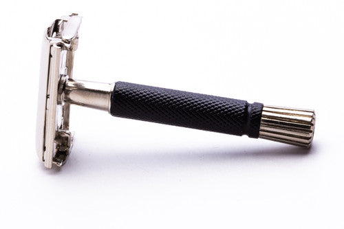 1983 Gillette Black Handle Super Speed DE Safety Razor D2