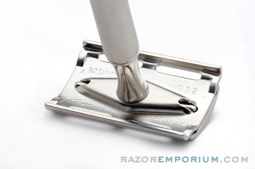 1952 Gillette Ball End Tech Safety Razor Canada | Factory Nickel