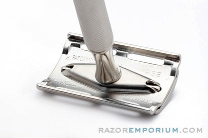 1952 Gillette Ball End Tech Safety Razor Canada | Factory Nickel