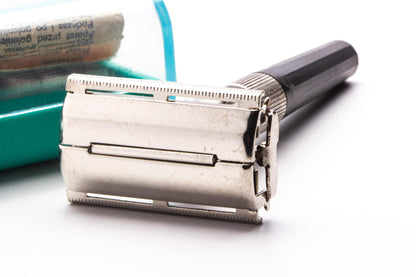 Wizamet TTO W-11"Elegant" Double Edge Safety Razor Set | Original Condition