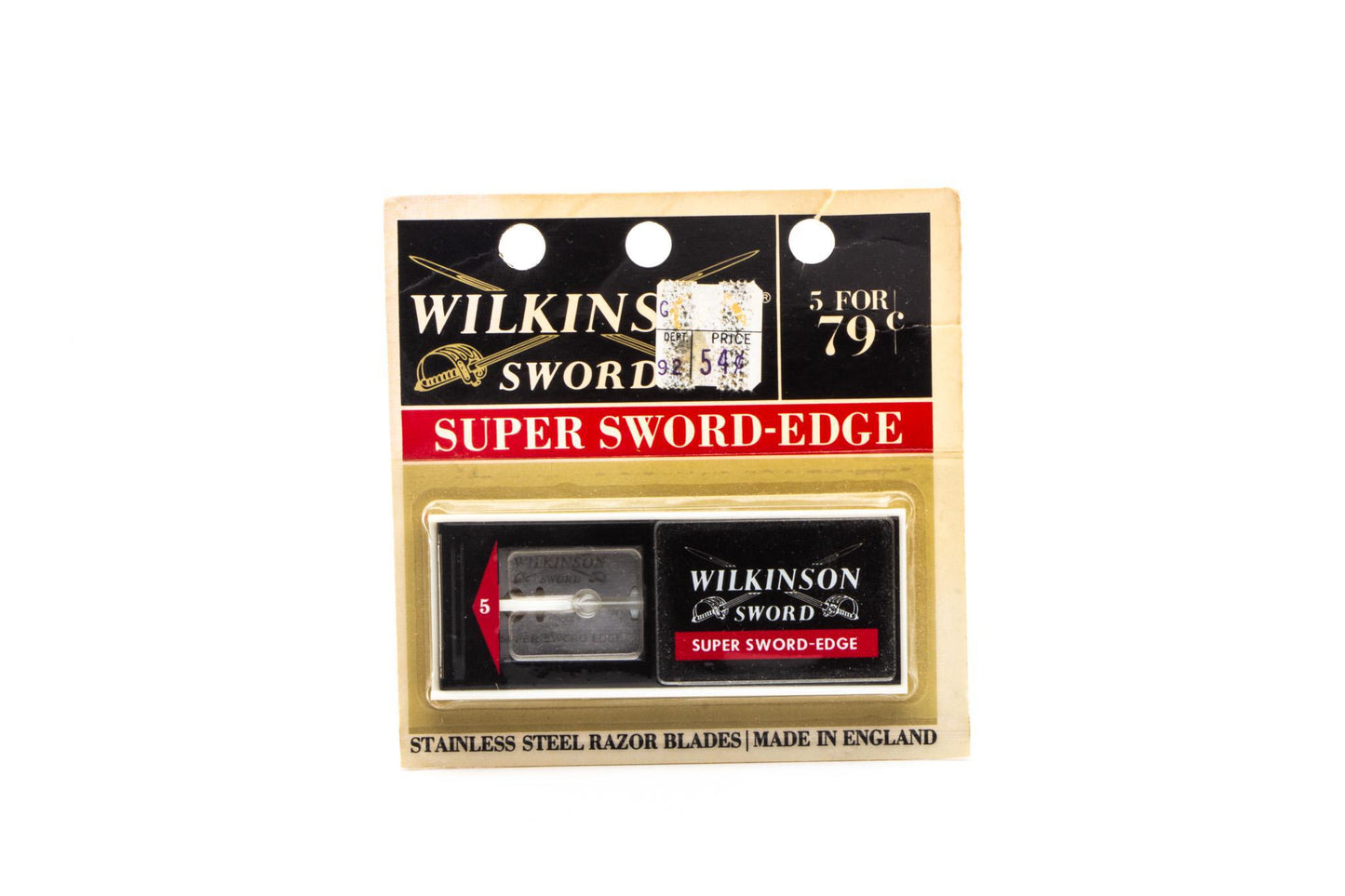 Wilkinson Sword Co. Vintage Super Sword Edge NOS - 5