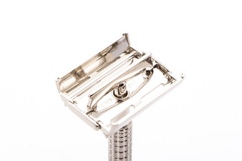 1956 B2 Gillette Flair Tip Super Speed Double Edge Safety Razor | Factory Nickel Revamp