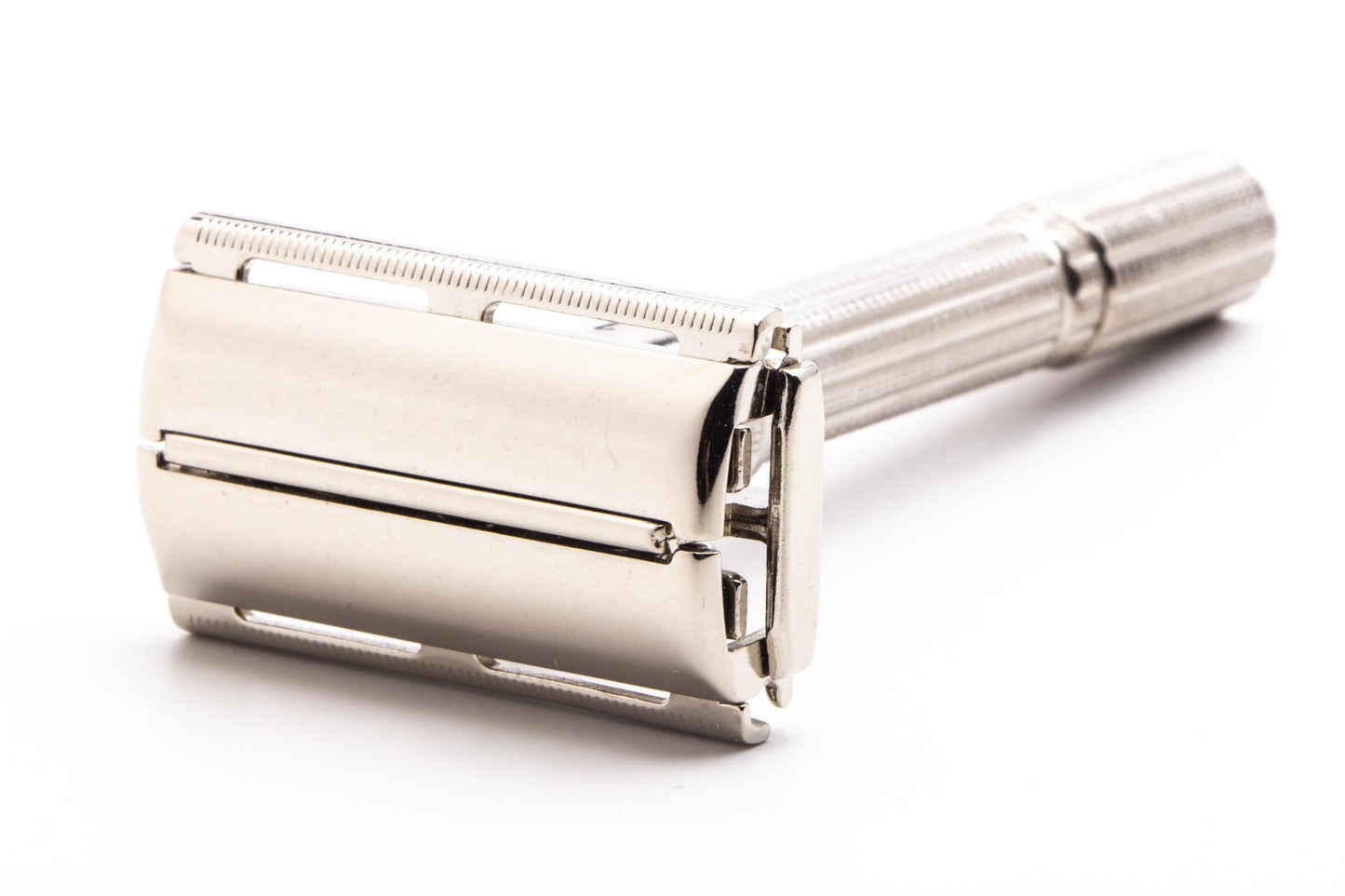 1961 G3 Gillette Slim Adjustable Double Edge Safety Razor | Factory Nickel Revamp