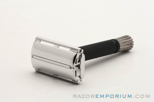 1988 I1 Gillette Black Handle Super Speed Safety Razor