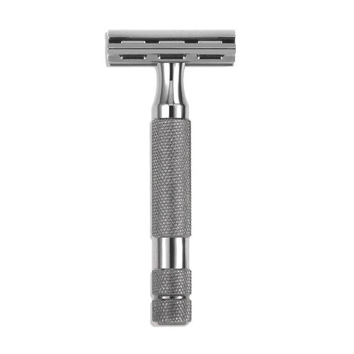 Rockwell 2C Gun Metal Adjustable Double Edge Safety Razor