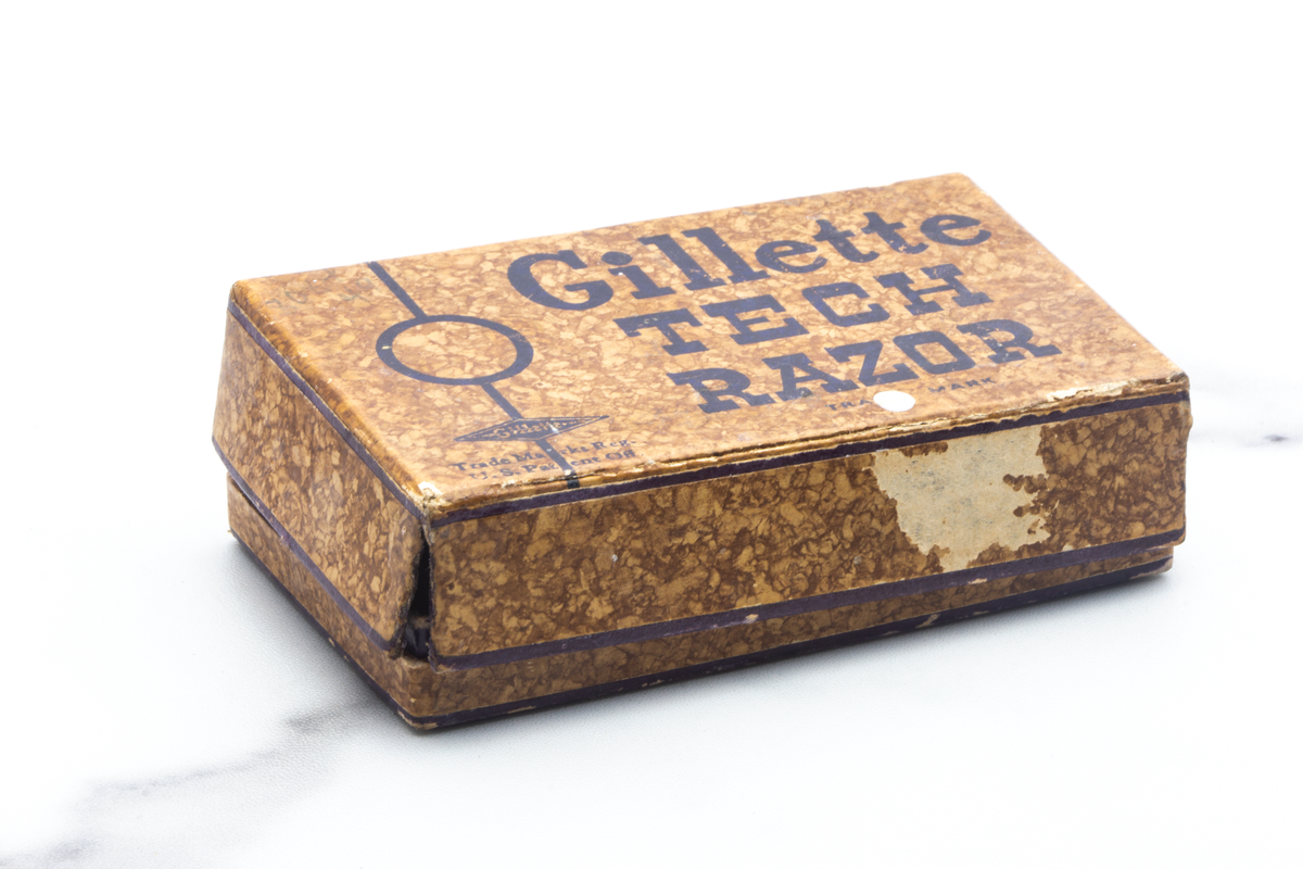 1947-51 Gillette Fat Handle Tech Razor in Original Box | Original Condition