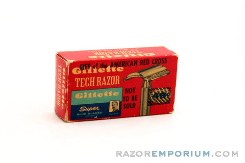 1962 Ball End Tech Razor in Box with Blades - G2