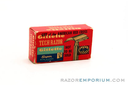 1962 Ball End Tech Razor in Box with Blades - G2