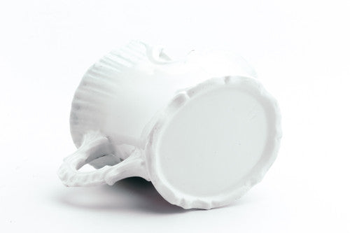 Floral Ceramic Shaving Scuttle