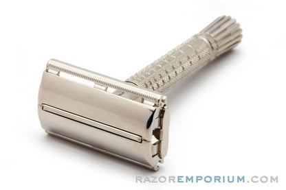 1965 Gillette Flare Tip Super Speed Safety Razor K4 | Factory Nickel Revamp