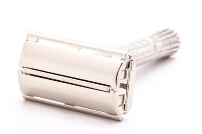 1965 K4 Gillette Flare Tip Double Edge Super Speed Safety Razor  | Factory Nickel Revamp