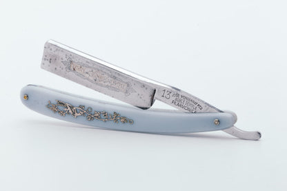 6/8" Filarmonica Doble Temple #13 Straight Razor w/ Coffin | Spain