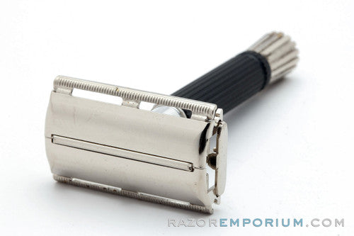1971 Gillette Black Handle Super Speed DE Safety Razor - R2
