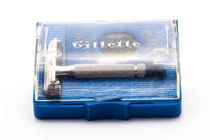 1952 X3 Gillette Black Tip Super Speed Safety Razor Set | Original Condition