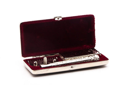 1908 Gillette ABC Pocket Edition with Floral Handle Set | Original Condition