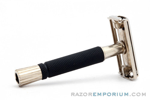 1972 Gillette Black Handle Super Speed Safety Razor S1