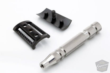 iKon Stainless Steel DLC Slant Razor