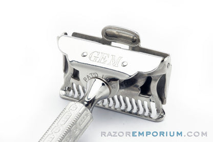 1930's Gem Junior Single Edge Safety Razor | Factory Nickel Revamp