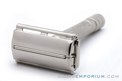 1940's Gillette Super Speed Safety Razor Original Nickel - Excellent