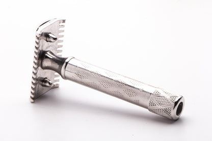 1922 Gillette New Improved Aristocrat Set in Original Faux Ivory Case | Rhodium Revamp