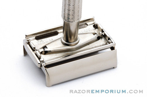1957 Gillette C1 Flair Tip Super Speed Safety Razor | Factory Nickel Revamp