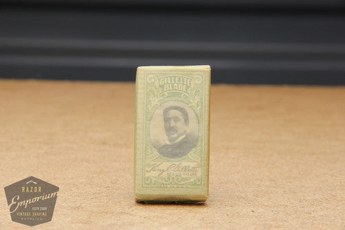 Gillette Old Type Double Edge (5) - New Old Stock (NOS) Razor Blades