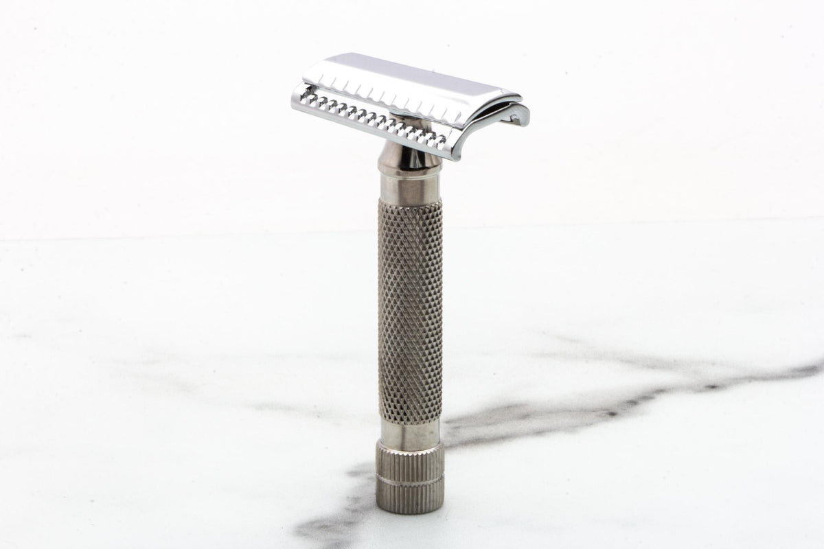 Unbranded Chrome Plated Slant Double Edge Safety Razor | Pre-Owned