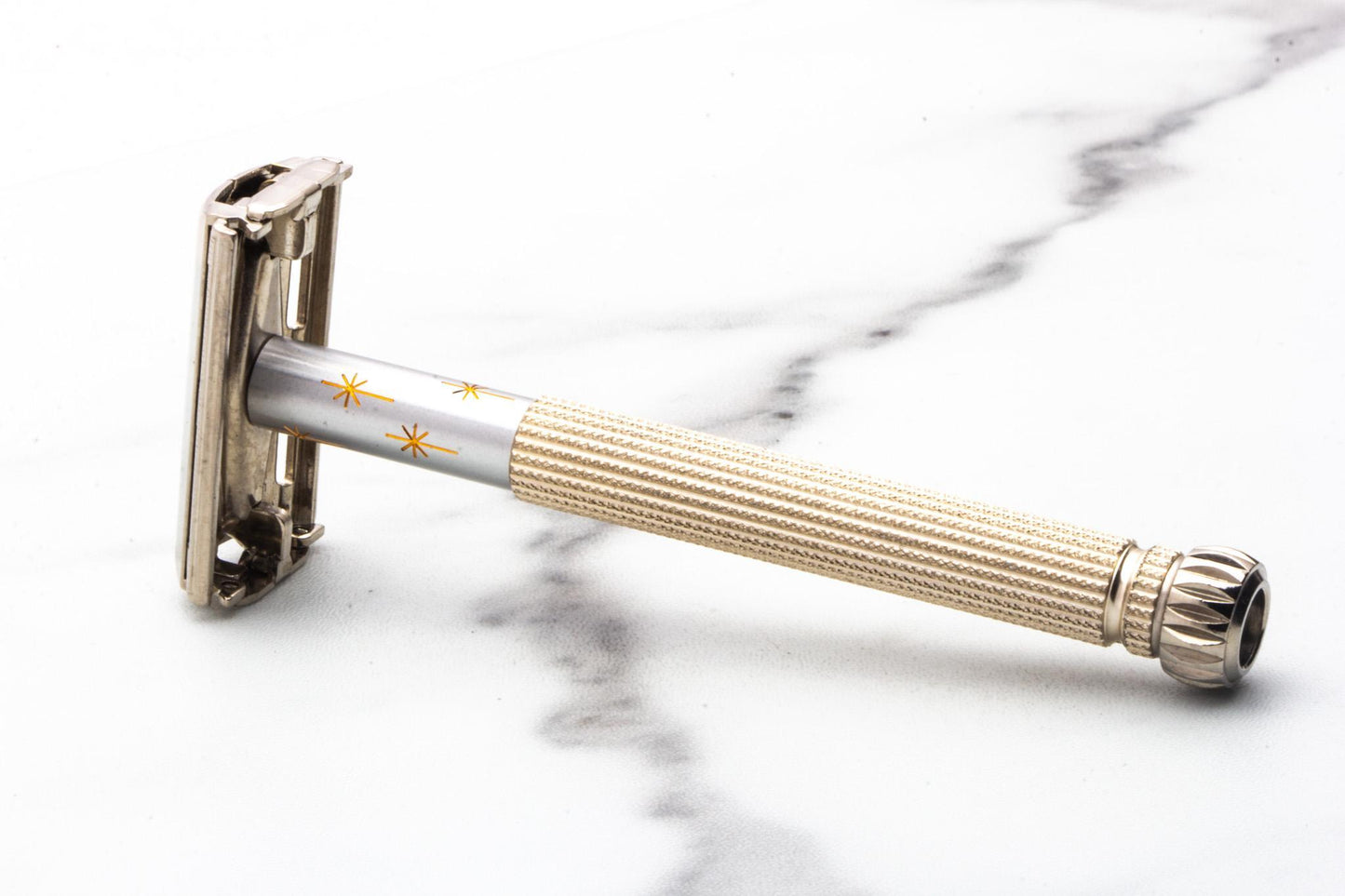 1966 L1 Gillette Champagne Lady Star Double Edge Safety Razor | Original Condition