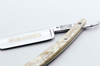 11/16" Hess #44 Frozen Temper Stainless Steel Straight Razor